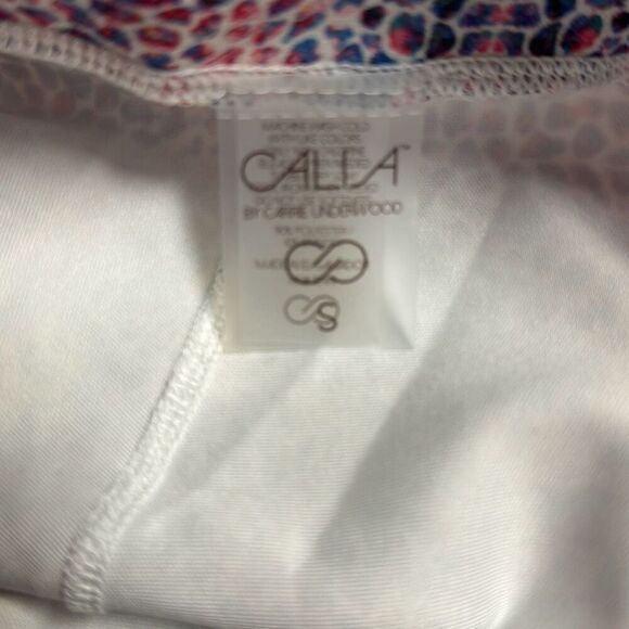 Calia Multi Snakeskin Print Crop Athletic Leggings Pants Size Small NEW - Picture 5 of 6